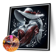 Load image into Gallery viewer, Diamond Painting - Full Round - Elegant lady (40*40CM)
