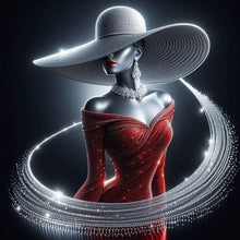 Load image into Gallery viewer, Diamond Painting - Full Round - Elegant lady (40*40CM)
