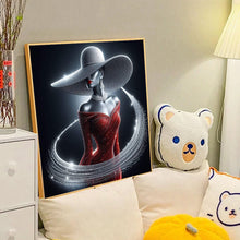 Load image into Gallery viewer, Diamond Painting - Full Round - Elegant lady (40*40CM)
