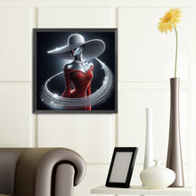 Load image into Gallery viewer, Diamond Painting - Full Round - Elegant lady (40*40CM)
