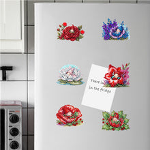 Load image into Gallery viewer, 6Pcs Acrylic Special Shape Bud Goblin Fridge Stickers Diamond Art Magnets Decals
