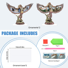 Load image into Gallery viewer, 2Pcs PET Special Shaped People Animal Diamond Painting Desktop Ornament for Home
