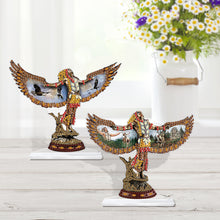 Load image into Gallery viewer, 2Pcs PET Special Shaped People Animal Diamond Painting Desktop Ornament for Home
