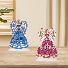 Load image into Gallery viewer, 2Pcs PET Special Shaped People Animal Diamond Painting Desktop Ornament for Home
