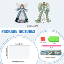 Load image into Gallery viewer, 2Pcs PET Special Shaped People Animal Diamond Painting Desktop Ornament for Home
