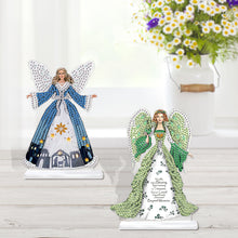 Load image into Gallery viewer, 2Pcs PET Special Shaped People Animal Diamond Painting Desktop Ornament for Home
