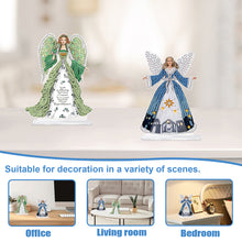 Load image into Gallery viewer, 2Pcs PET Special Shaped People Animal Diamond Painting Desktop Ornament for Home
