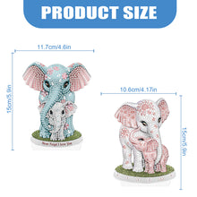 Load image into Gallery viewer, 2Pcs PET Special Shaped People Animal Diamond Painting Desktop Ornament for Home
