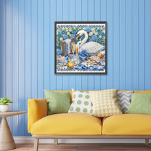 Load image into Gallery viewer, Diamond Painting - Partial Special Shaped - Swan gift (30*30CM)
