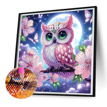 Load image into Gallery viewer, Diamond Painting - Partial Special Shaped - Owl (30*30CM)
