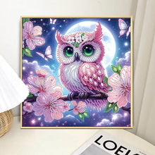 Load image into Gallery viewer, Diamond Painting - Partial Special Shaped - Owl (30*30CM)
