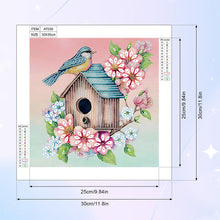 Load image into Gallery viewer, Diamond Painting - Full Round - Blue bird (30*30CM)
