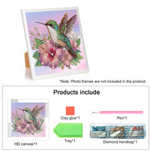 Load image into Gallery viewer, Diamond Painting - Partial Special Shaped - Hummingbird (30*30CM)
