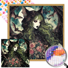 Load image into Gallery viewer, AB Diamond Painting - Full Round - Bat girl (40*40CM)
