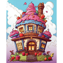 Load image into Gallery viewer, AB Diamond Painting - Full Round - Dessert house (40*50CM)
