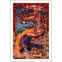 Load image into Gallery viewer, AB Diamond Painting - Full Round - Dragon removal day (40*60CM)
