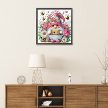 Load image into Gallery viewer, Diamond Painting - Partial Special Shaped - Flower cluster gnome (30*30CM)
