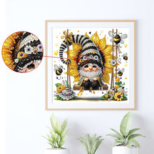Load image into Gallery viewer, Diamond Painting - Partial Special Shaped - Flower cluster gnome (30*30CM)
