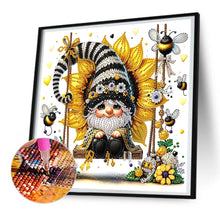 Load image into Gallery viewer, Diamond Painting - Partial Special Shaped - Flower cluster gnome (30*30CM)
