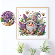 Load image into Gallery viewer, Diamond Painting - Partial Special Shaped - Flower cluster gnome (30*30CM)
