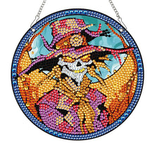 Load image into Gallery viewer, Halloween Special Shape Pumpkin Diamond Painting Hanging Pendant for Wall Window

