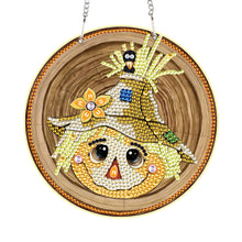 Load image into Gallery viewer, Halloween Special Shape Pumpkin Diamond Painting Hanging Pendant for Wall Window
