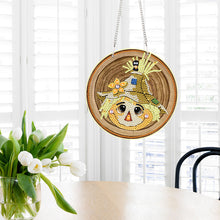 Load image into Gallery viewer, Halloween Special Shape Pumpkin Diamond Painting Hanging Pendant for Wall Window
