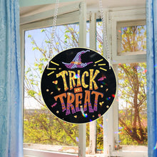 Load image into Gallery viewer, Halloween Special Shape Pumpkin Diamond Painting Hanging Pendant for Wall Window

