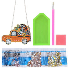 Load image into Gallery viewer, Halloween Special Shape Pumpkin Diamond Painting Hanging Pendant for Wall Window
