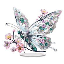 Load image into Gallery viewer, Acrylic Gem Butterfly Diamond Painting Desktop Ornaments Bedroom Table Decor
