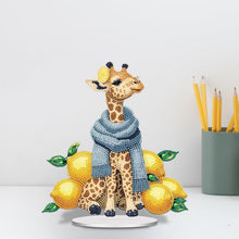 Load image into Gallery viewer, Acrylic Lemon Giraffe Diamond Painting Desktop Ornaments Bedroom Table Decor
