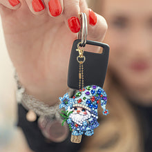 Load image into Gallery viewer, 6Pcs Double Sided Cartoon Diamond Painting Art Keychain Pendant DIY Crafts Decor
