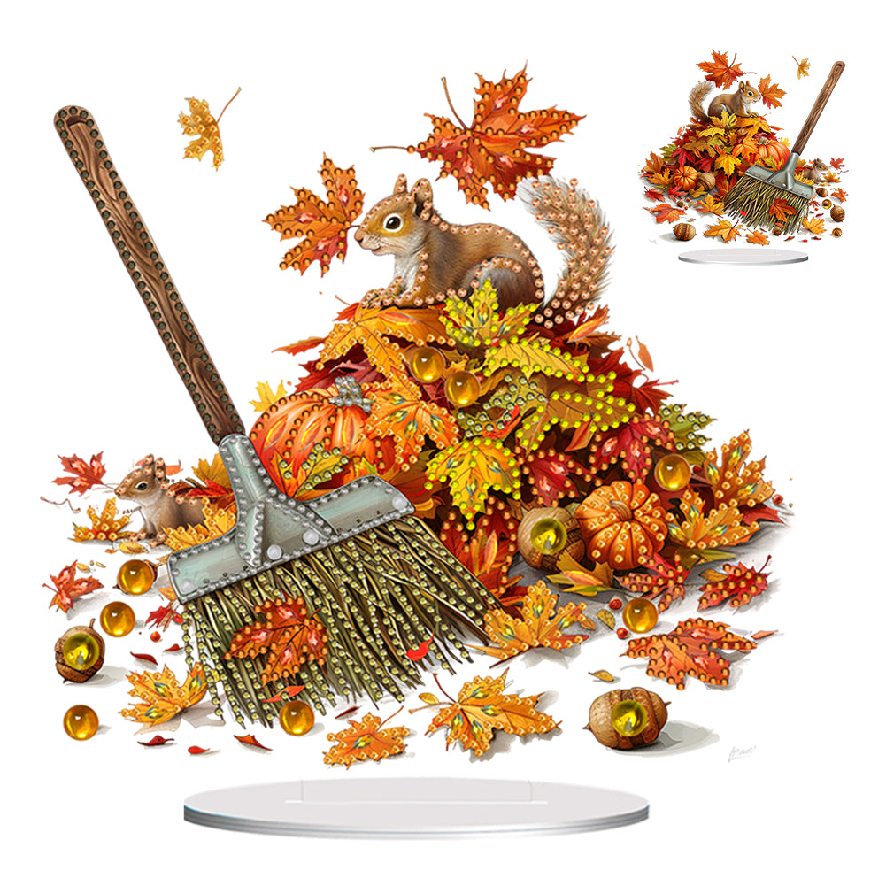 Special Shape Flower 5D DIY Diamond Art Tabletop Decorations Bedroom Table Decor