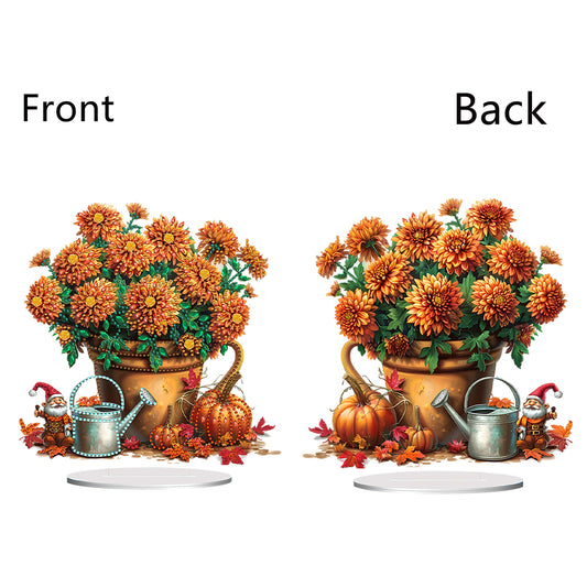 Special Shape Flower 5D DIY Diamond Art Tabletop Decorations Bedroom Table Decor