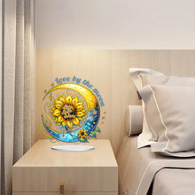 Load image into Gallery viewer, Special Shape Sunflower Butterfly Desktop Diamond Art Kits for Home Office Decor
