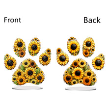 Load image into Gallery viewer, Special Shape Sunflower Butterfly Desktop Diamond Art Kits for Home Office Decor
