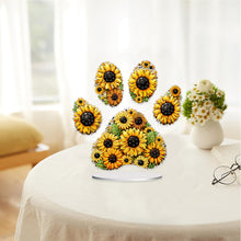 Load image into Gallery viewer, Special Shape Sunflower Butterfly Desktop Diamond Art Kits for Home Office Decor
