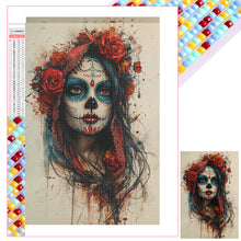 Load image into Gallery viewer, Diamond Painting - Full Square - Red skeleton girl (40*60CM)
