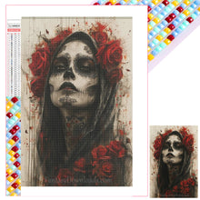 Load image into Gallery viewer, Diamond Painting - Full Square - Red skeleton girl (40*60CM)
