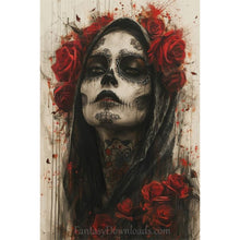 Load image into Gallery viewer, Diamond Painting - Full Square - Red skeleton girl (40*60CM)
