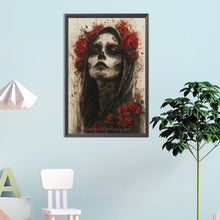 Load image into Gallery viewer, Diamond Painting - Full Square - Red skeleton girl (40*60CM)
