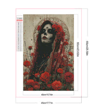 Load image into Gallery viewer, Diamond Painting - Full Square - Red skeleton girl (40*60CM)
