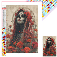 Load image into Gallery viewer, Diamond Painting - Full Square - Red skeleton girl (40*60CM)
