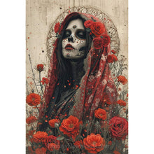 Load image into Gallery viewer, Diamond Painting - Full Square - Red skeleton girl (40*60CM)
