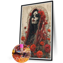 Load image into Gallery viewer, Diamond Painting - Full Square - Red skeleton girl (40*60CM)
