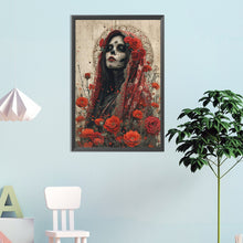 Load image into Gallery viewer, Diamond Painting - Full Square - Red skeleton girl (40*60CM)
