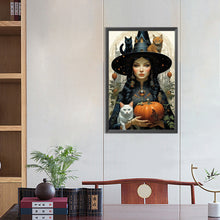 Load image into Gallery viewer, Diamond Painting - Full Square - Halloween witch (40*60CM)
