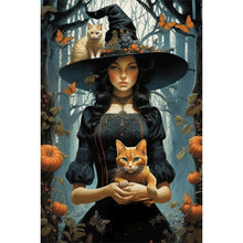 Load image into Gallery viewer, Diamond Painting - Full Square - Halloween witch (40*60CM)
