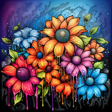 Load image into Gallery viewer, Diamond Painting - Full Round - Flowers in oil painting style (30*30CM)

