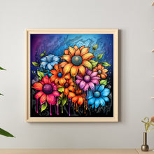 Load image into Gallery viewer, Diamond Painting - Full Round - Flowers in oil painting style (30*30CM)
